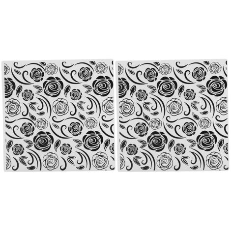 2Pcs EM200 Gabarit de Gaufrage Motif Rose pour DIY et Scrapbooking