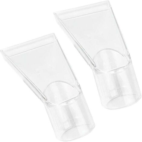 2Pcs Embout Buse Aspirateur Pivotante Aspirateur Eau Embout Suceur injecteur extracteur Buses de Brosse TêTe Pivotante Aspirateur Buse de Brosse Shampouineuse Aspirateur Aspirateur de Siège de Voiture