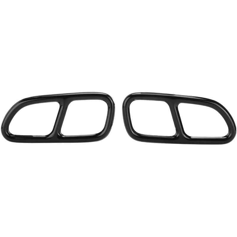 Jeffergarden - 2 pièces de remplacement de sortie Quad de cadre de garniture d'embout d'échappement pour MercedesBenz cla slk R172 sl R231