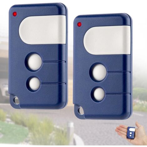 2pcs Émetteurs D'ouvre Garage, Télécommande Radio de Remplacement pour Porte Garage Compatible avec Chamberlain LiftMaster 84333E, 94333E, Duplicateur d'ouvre-porte de Garage pour MotorLift ML500/850