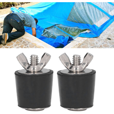2PCS/Ensemble Bouchons en Caoutchouc Anti-Gel pour Tuyaux de Piscine Bouchon d'Étanchéité 25mm-AUTRES