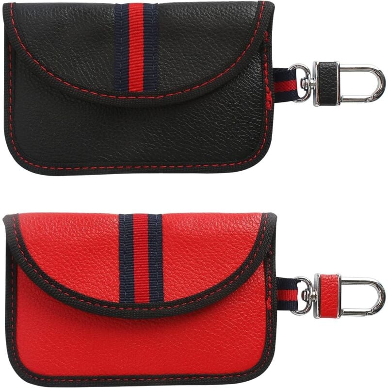 Shining House - 2PCS Etui Anti rfid Clé Voiture Signal Blocage Pochette Sac Pochette Blocage Signal rfid Pochette Etui Anti rfid Clé Voiture pour