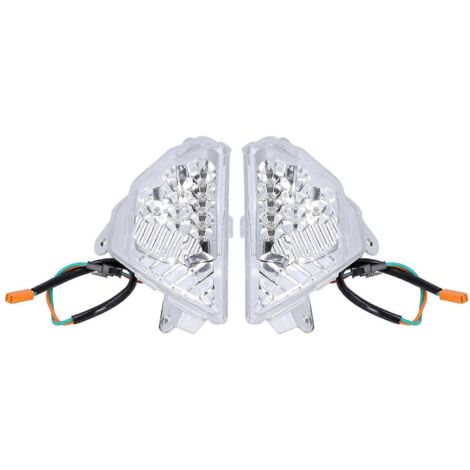 2PCS Feux de Clignotants Avant LED Transparents Gauche Droite pour KAWASAKI NINJA 1000 2017-2021 Remplacement