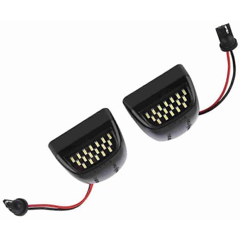 2pcs Feux de Plaque d'Immatriculation LED ABS Haute Qualité pour Chevrolet Silverado, Éclairage de Plaque d'Immatriculation Auto, Lampe à LED Résistante (190 caractères)
