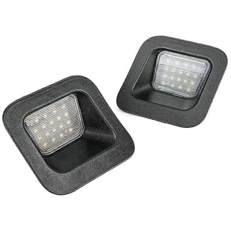 2Pcs Feux de Plaque d'Immatriculation LED Améliorant la Visibilité Nocturne, Paire pour Véhicule 1500
