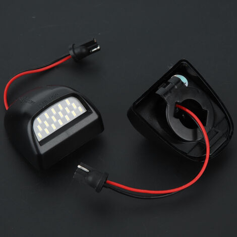 2pcs Feux de Plaque d'Immatriculation LED pour Chevrolet Silverado, ABS Haute Qualité