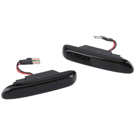 2pcs Feux latéraux clignotants LED dynamiques, indicateurs de virage de remplacement compatibles avec BMW Série 3 E46