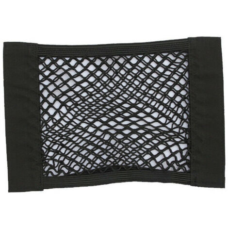 2pcs Filet de Rangement de Coffre, Grande Taille, Filet de Rangement de Voiture, Poche de Voiture Coffre de Voiture en Maille Filet Magic Sticker Bagages Sac, Universel 60 x 25 cm