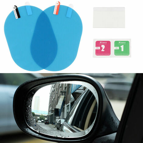 1 paire 3R-2156 universel rétroviseur de voiture lames de pluie miroir  sourcil couverture de pluie (