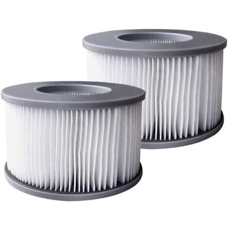 2pcs Filtres de Bain à remous pour MSpa piscines gonflables, Pompe à Cartouche filtrante Version améliorée pour MSPA Tous Les spas actuels H659