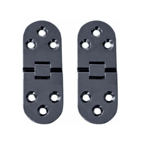 2pcs Flat Folding Table Hinge Zinc Alloy Folding Cabinet Door Hinge