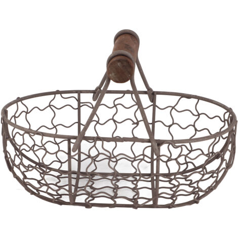2pcs Flower Girl Basket Wedding Flower Baskets Metal Baskets Home Decor