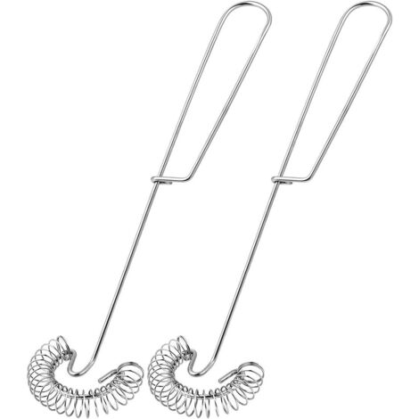 2PCS Fouet à spirale en acier inoxydable,