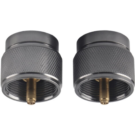 2Pcs G3/4 DN20 FNPT Outdoor Camping Stove Flat Tanks Converter Gas Charging Valve Adapter