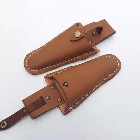 2PCS Gaine de Cuir Outil Holsters avec Support Ceinture Sac pour Pinces, Sécateurs, ux, Couteau ou Jardin