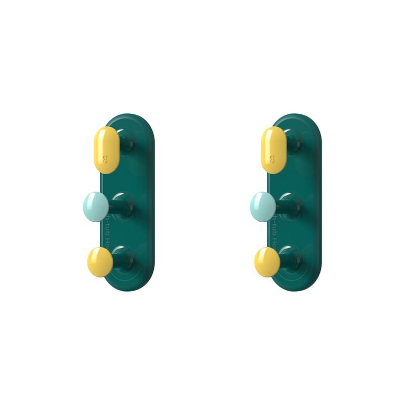 2Pcs Gancio per lavabo senza perforazione