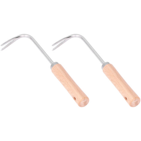 2pcs Garden Weeder Lightweight Efficient Labor Saving Ergonomic Design Small Compact Digging Supplies