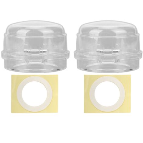 2pcs Gas Stove Knob Covers Child Proof Gas Stove Knob Covers Protector for Home KitchenTransparent