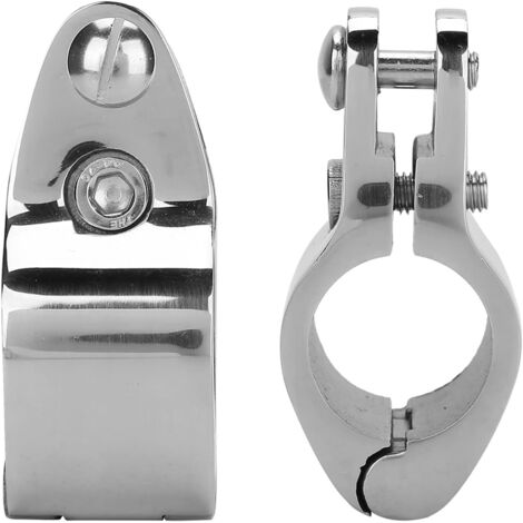 2pcs Glissière à mâchoires, Acier inoxydable 316, Montage rail charnière, Pour bateau et yacht