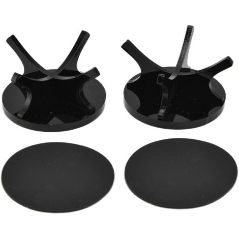 2Pcs Golf Ball Rack High Stability Strong Firmness Simple Baseball Display StandBlack 2 Pieces