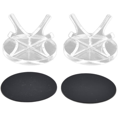 2Pcs Golf Ball Rack High Stability Strong Firmness Simple Baseball Display StandTransparent 2 Pieces