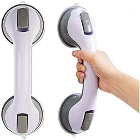 2Pcs Haltegriffe für Badezimmer – Duschgriff – Haltegriffe für Badewanne und Dusche – Sicherheits-Handlauf-Unterstützung für Wanne, Handicap, ältere Menschen, Senioren-Hilfe, rutschfest