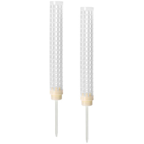 2pcs hauteur de colonne de mousse d'eau 25cm support de mousse set plante escalade mise en forme coco brun aneth colonne avec base