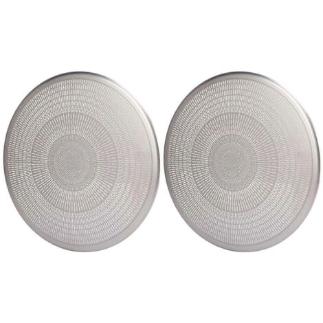 2PCS Housse de Haut-parleur Voiture en Acier Inoxydable, Remplacement pour FJ Cruiser XJ10 2007-2021, Grille Protection Acoustique, Accessoire Auto