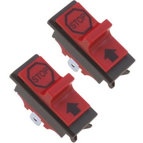 2pcs Interrupteurs d'arrêt Marche/Arrêt pour Tronçonneuse Compatible avec Husqvarna 365 371 372 336 385 390 Compatible avec JONSERED 2063 2065 2165 2071 2171 Tronçonneuses