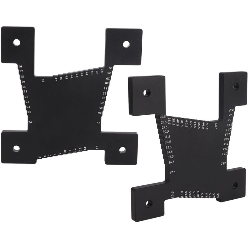 2PCS Jauge De Hauteur Jauge De Profondeur, Jauge De Hauteur De Lame De Scie à Table Échelle Métrique Tables De Toupie Jauge De Profondeur De Coupe