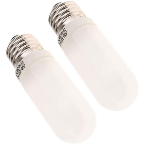 2pcs JDD Type 250W 220-240V E27 (vis Edison Standard) Ampoule halogène dépolie, Ampoule de modélisation de Remplacement pour éclairage stroboscopique Studio Photo