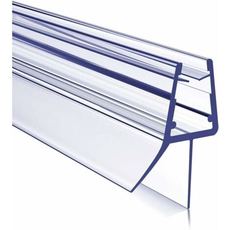 2pcs Joint de douche 50cm pour douche des scellées porte, Salle de douche joint d'étanchéité PVC ,Protection étanche, pour 4-6mm de verre