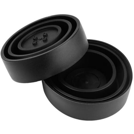 2Pcs Joint En Caoutchouc Pour Cache Poussière De Phare De Voiture LED 100mm Noir