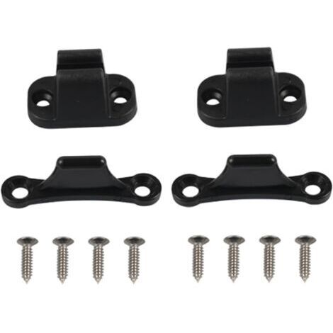2PCS Kit De Support De Porte RV Caravane Forme De T Porte Bouchon De Retenue Serrure Nylon Camping-Car Porte Porte Titulaire Casier pour Camping-Car
