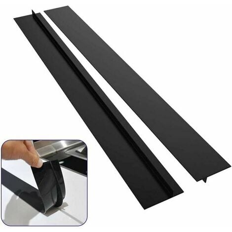 Stove Counter Gap Cover T-shaped Silicone Rubber Strip Gas Stove