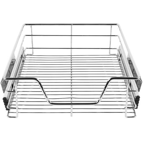 2pcs Küchenschublade Schrankauszug Korbauszug 50cm Küchen- oder Schlafzimmerschränke 47*14*44cm