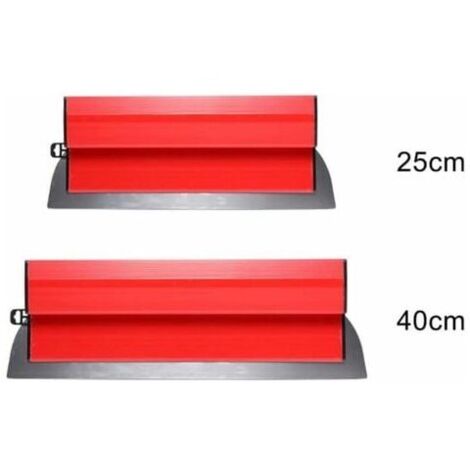 -2pcs Lame à lisser 25cm+ 40cm, Lame de spatule de lissage, Lame d'écumage efficace résistante à l'usure sans effort, Couteau à lisser mural réutilisable,TRIMEC