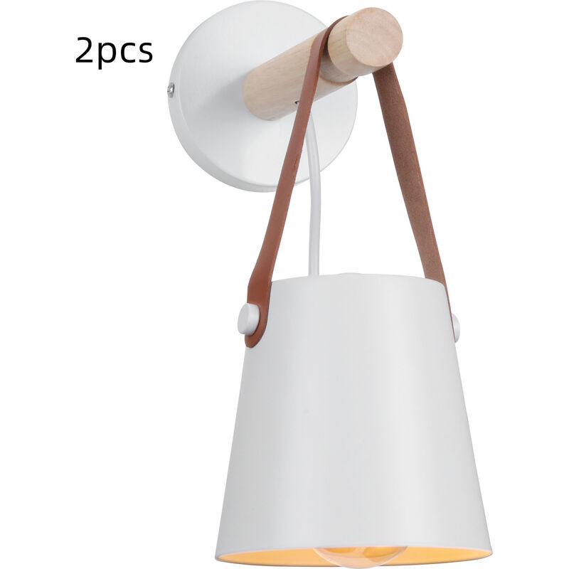 2PCS Lampada da Parete Vintage 12 cm Applique da