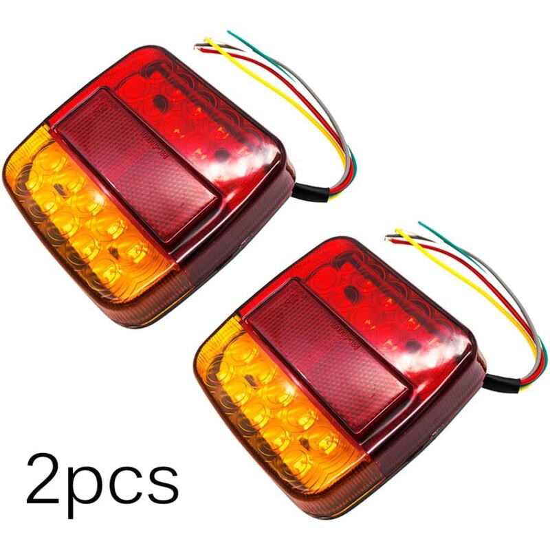 2Pcs LED Feux arrière de Camion