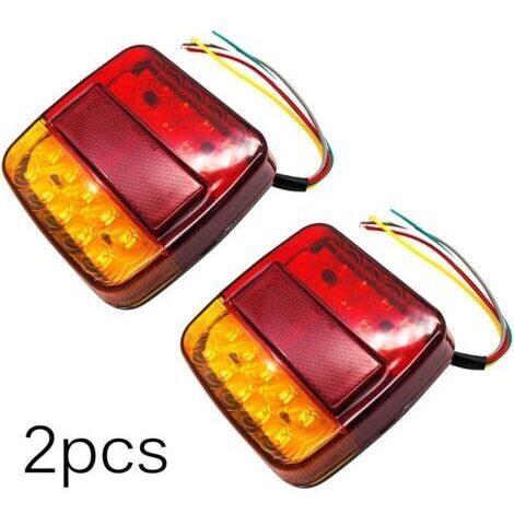 2Pcs LED Feux arrière de Camion