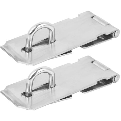 2PCS Loquet de Porte en Acier Inoxydable, Serrure à Loquet pour Meuble, Tiroir, Sécurité de Portillon