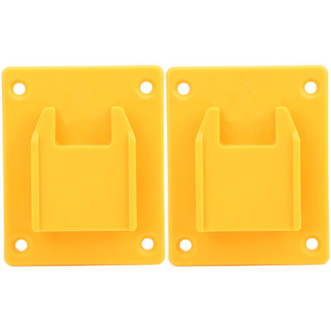 2pcs M18 Power Tool Machine Milwaukee, Support de Perceuse Support Support de Perceuse électrique pour Perceuse électrique Accessoire Matériel Pièces (Jaune)