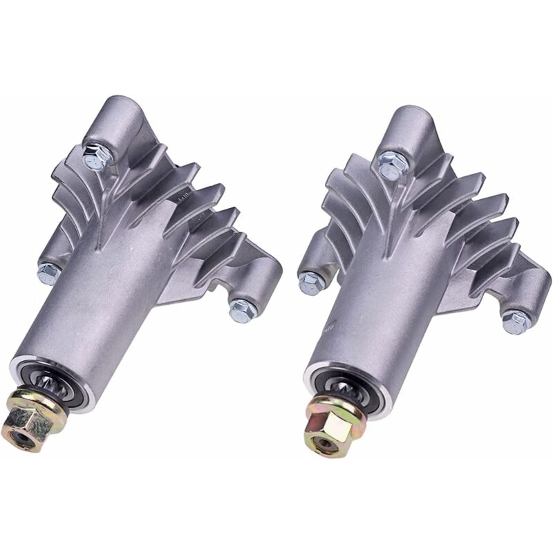 2PCS Mandrin de broche 130794 AYP130794 532130794 128285 285-456 128774 avec 3 boulons de montage pour AYP Craftsman Poulan Husqvarna, WET1742ST,