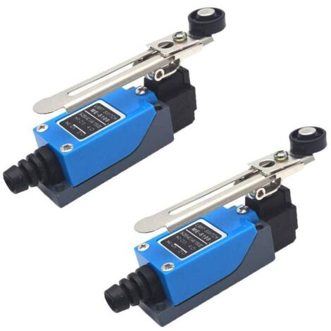 2PCS ME-8108 Momentan-Tasterschalter, einstellbarer langer Hebelarm, NC-NO, für CNC-Fräse, Laser, Plasma Router