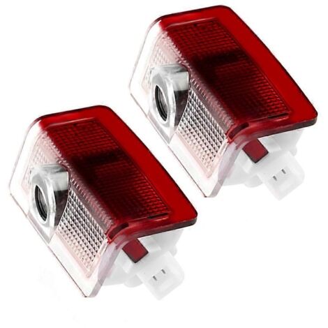 2Pcs Mercedes Benz LED Porte Projecteur Lumière d'Accueil Ombres Bienvenue, Feux de Courtoisie Auto pour Voiture