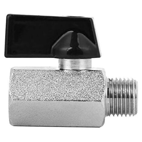 2pcs Mini Brass Ball Valve G1/4 Inch Grinding Sandblasting Pneumatic Ball Valve Air Compressors Valves Accessories for Industrial Production