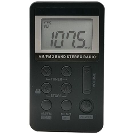 2pcs Mini Radio Portable, Rcepteur Radio Am Fm, Walkman, Casque Radio Personnel