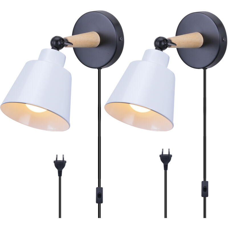 Image of 2PCS Modern Wall Light Minimalist Retro&hellip;