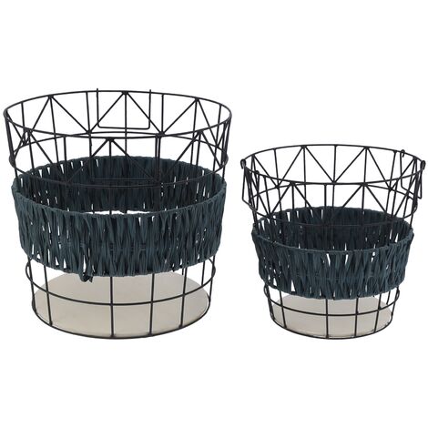2PCS Moderne Runde schmutzige Kleidung Korb Bad Wäschekorb Storage Organizer