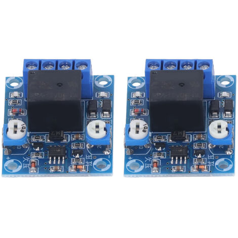 2PCS Module de Protection Contre les Décharges Profondes 12V, Interrupteur à Réglage par Bouton pour Batterie